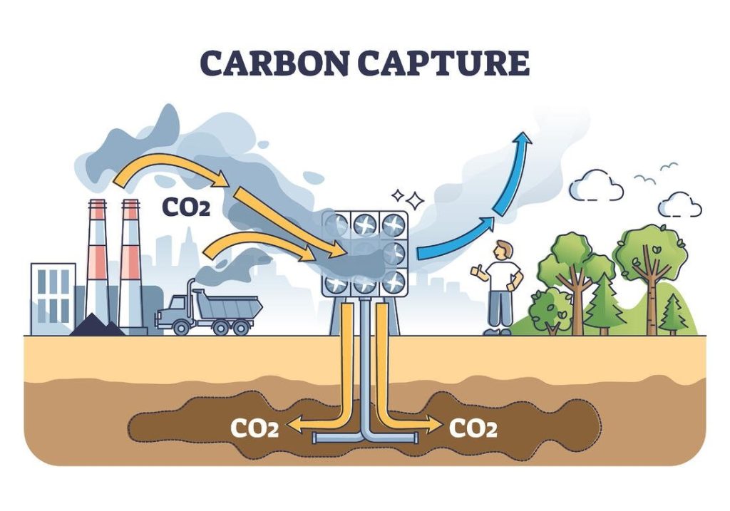 Carbon Capture System Diagram